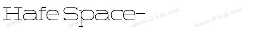 Hafe Space字体转换